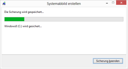 Windows 8 Systemabbild erstellen