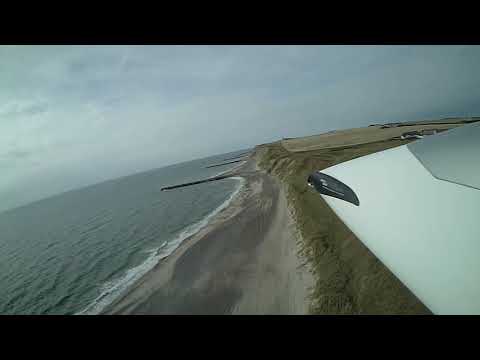 Hangflug an der Nordseeküste in Dänemark mit dem Flip